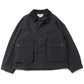Coated canvas field jacket