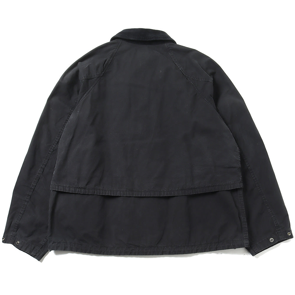 Coated canvas field jacket