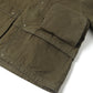 Coated canvas field jacket