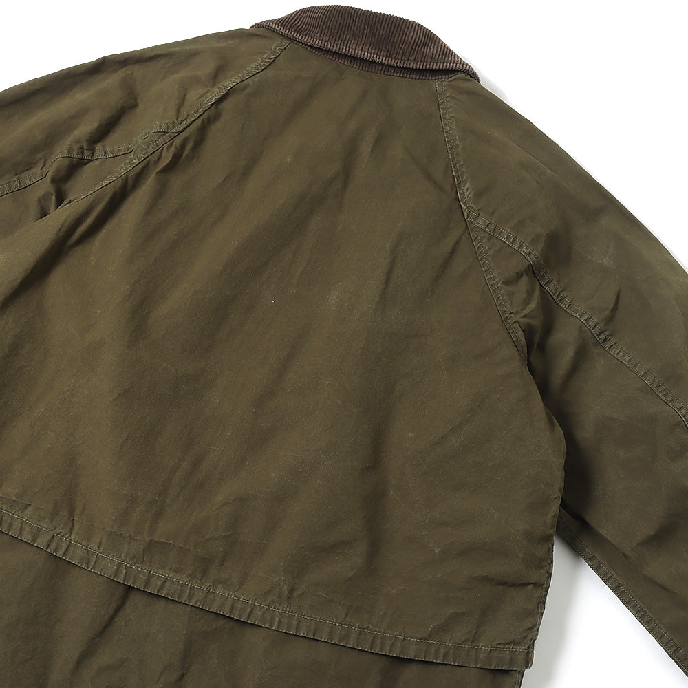 Coated canvas field jacket