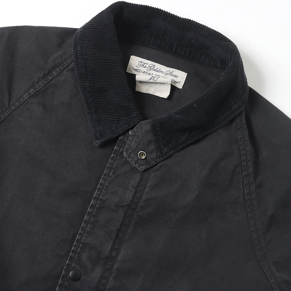 Coated canvas field jacket