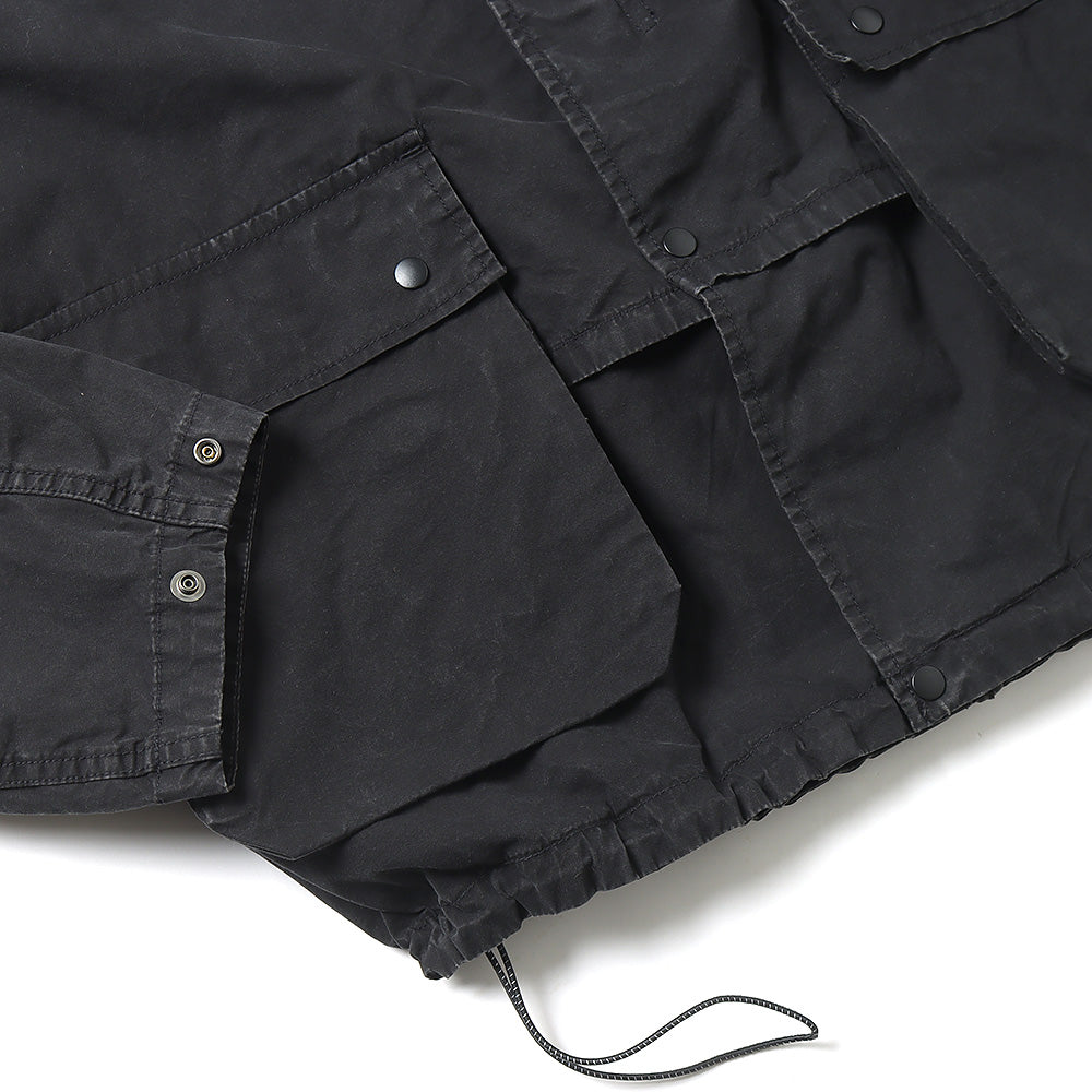 Coated canvas field jacket