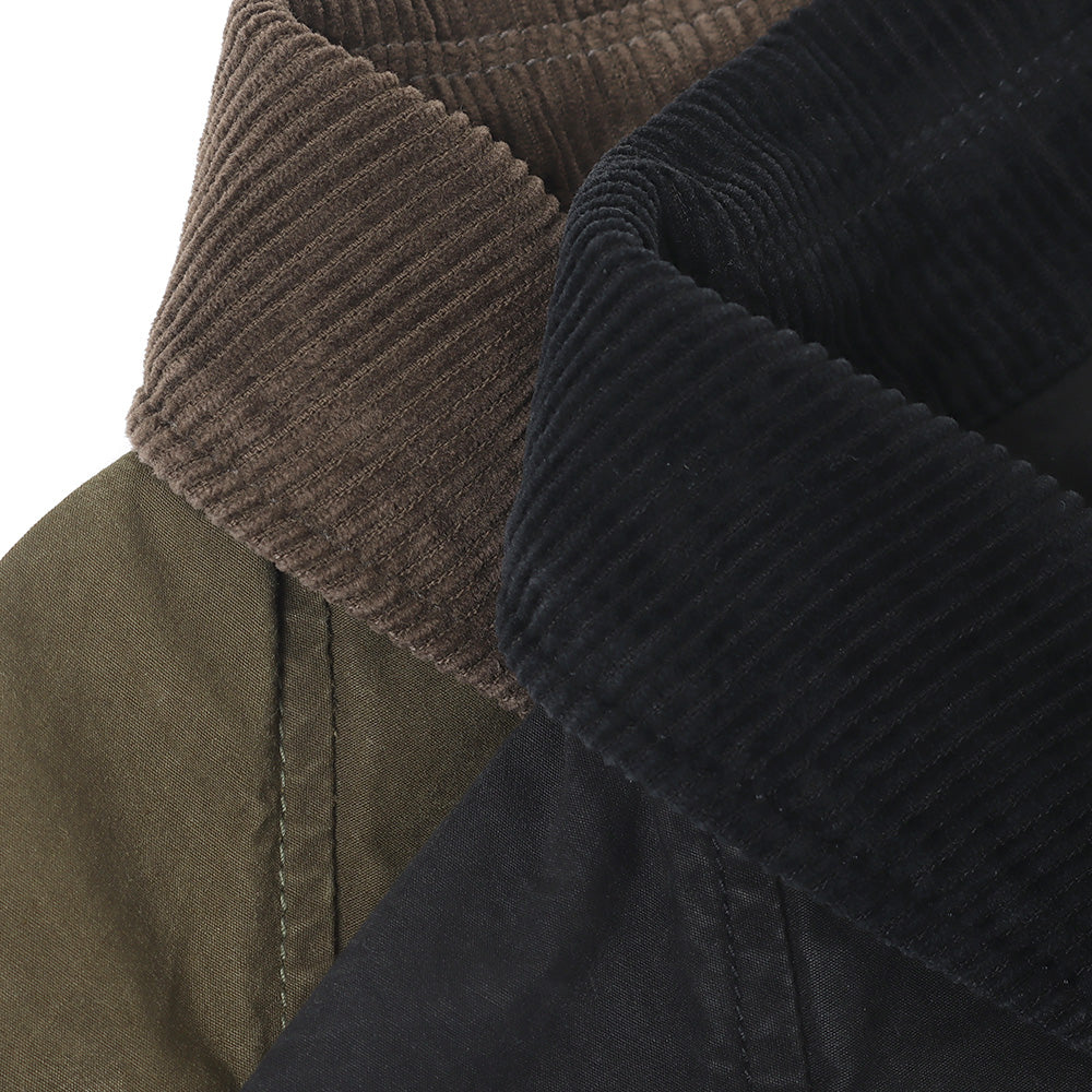 Coated canvas field jacket