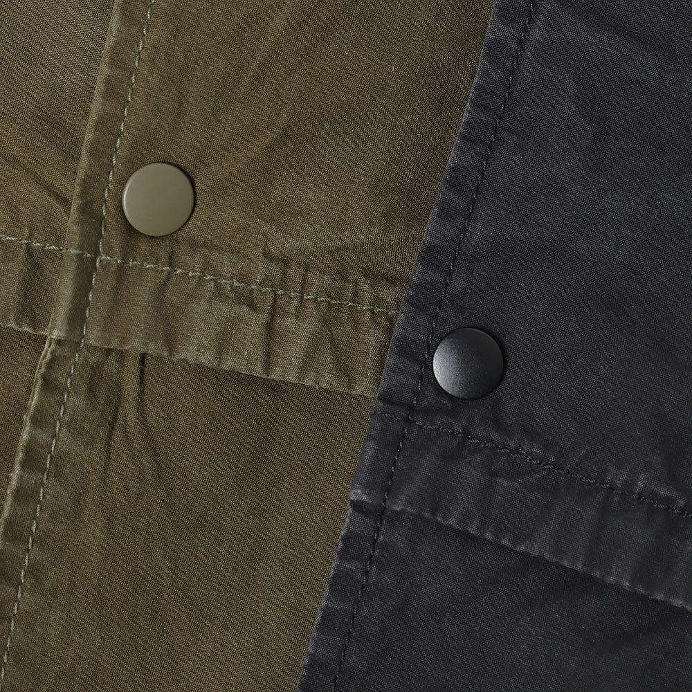 Coated canvas field jacket