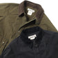Coated canvas field jacket