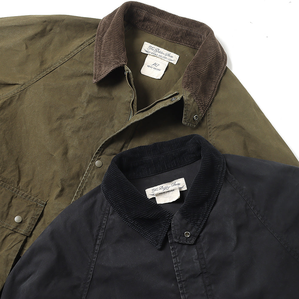 Coated canvas field jacket