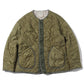 Nylon ripstop fleece quilted jacket