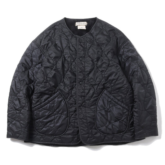 Nylon ripstop fleece quilted jacket