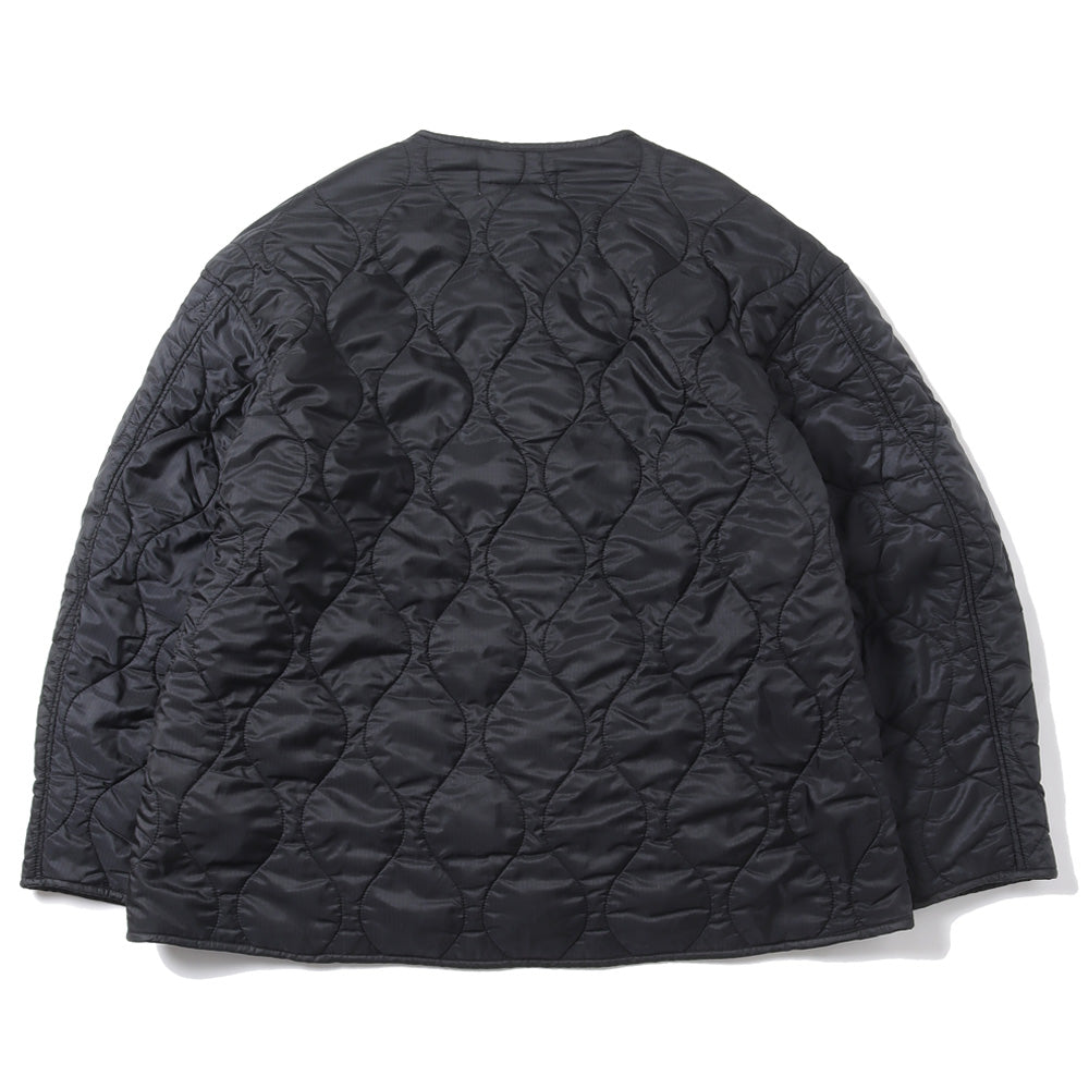 Nylon ripstop fleece quilted jacket