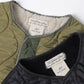 Nylon ripstop fleece quilted jacket