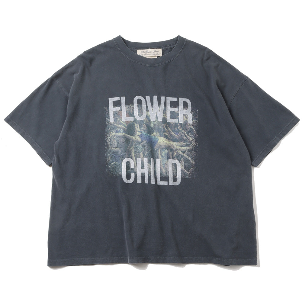 HARD SP加工20/-天竺BIGサイズT(FLOWER CHILD)