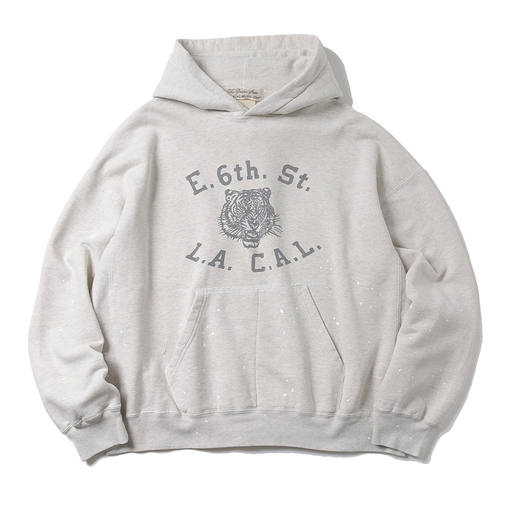 NEW processed fleece hoodie (LACAL) (OATMEAL)