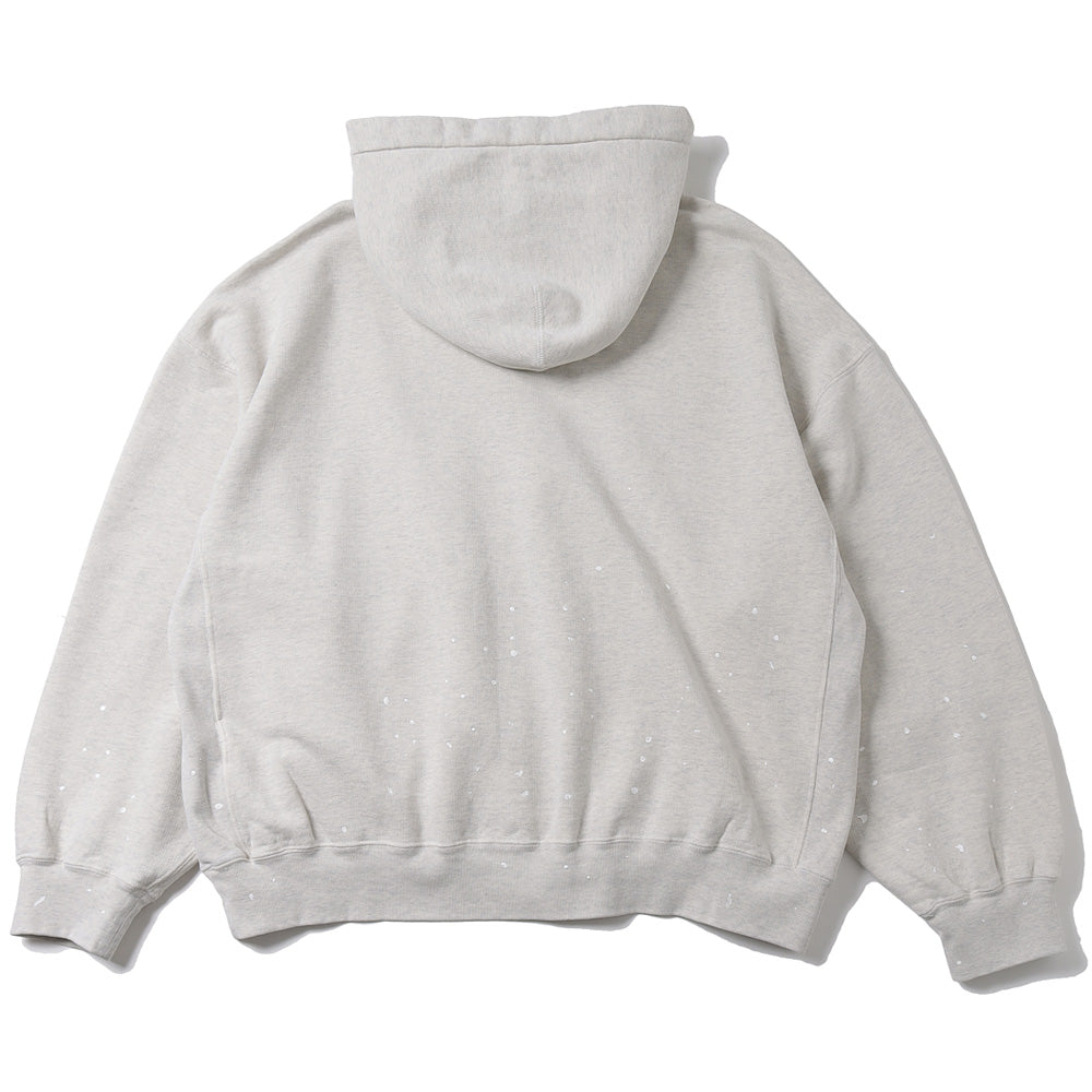 NEW processed fleece hoodie (LACAL) (OATMEAL)