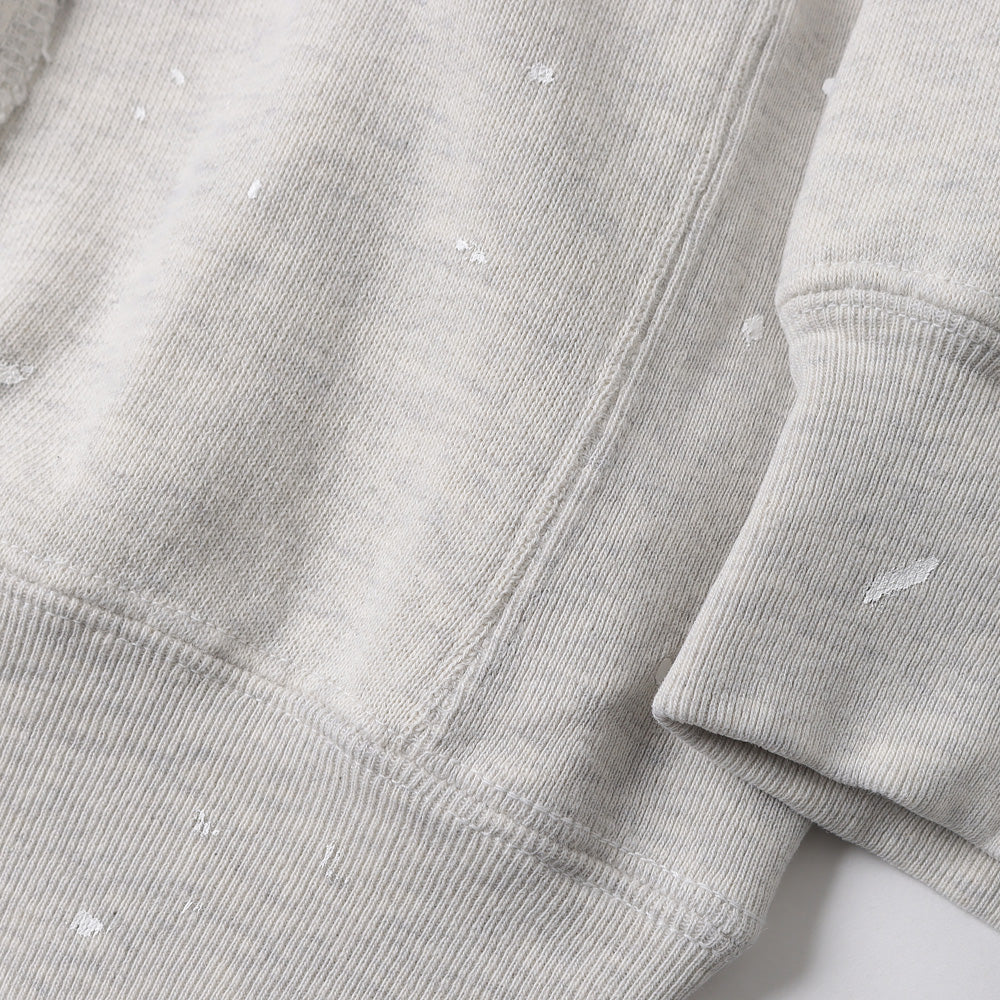 NEW processed fleece hoodie (LACAL) (OATMEAL)