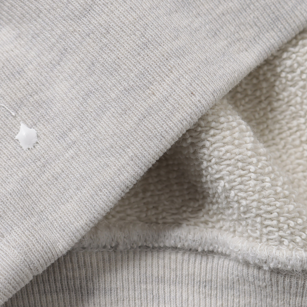 NEW processed fleece hoodie (LACAL) (OATMEAL)