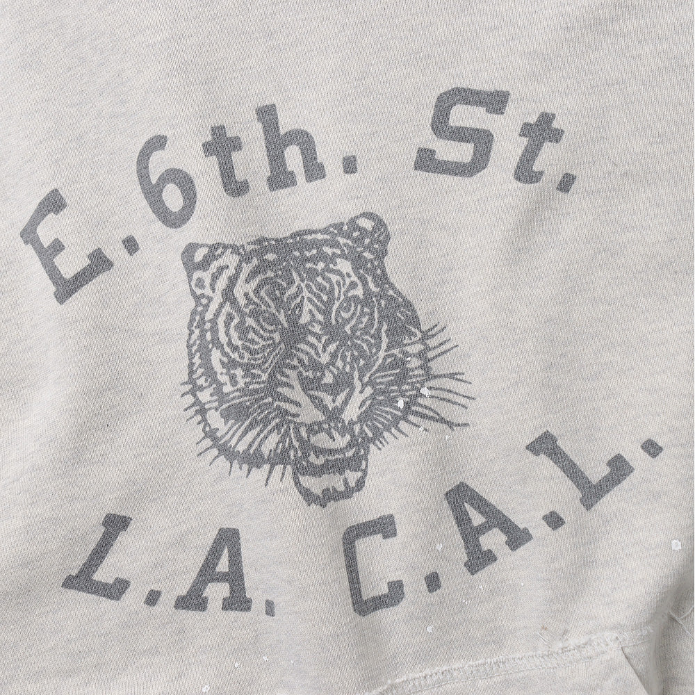NEW processed fleece hoodie (LACAL) (OATMEAL)