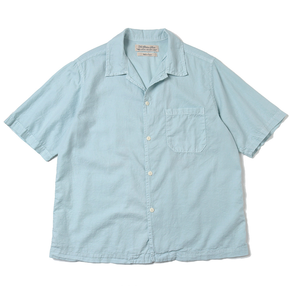 コットンシルクアロハシャツS/S(刺繍フラガール)