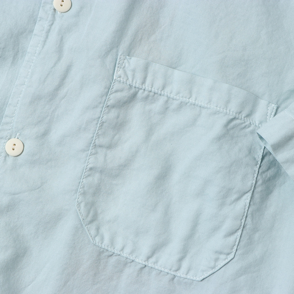 コットンシルクアロハシャツS/S(刺繍フラガール)