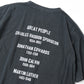 HARD SP加工 20/-天竺BIGサイズT (GREAT PEOPLE)