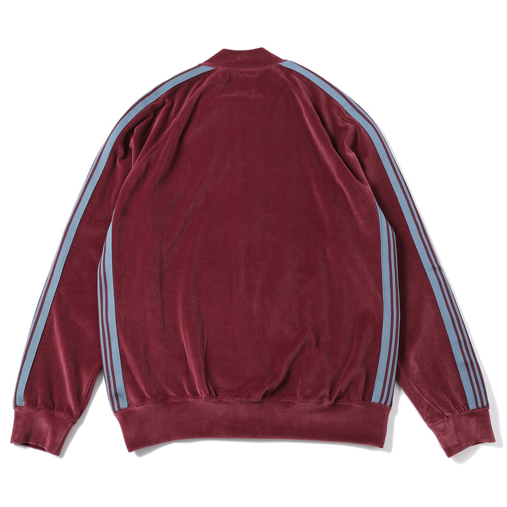 Rib Collar Track Jacket - C/PE Velour