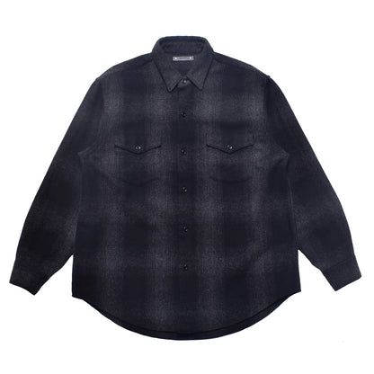 Wool Flannel Ombre Work SH