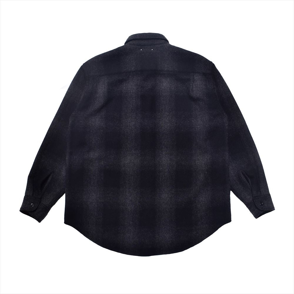 Wool Flannel Ombre Work SH