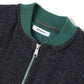 Stripe Quilt Jacquard Flight Jacket