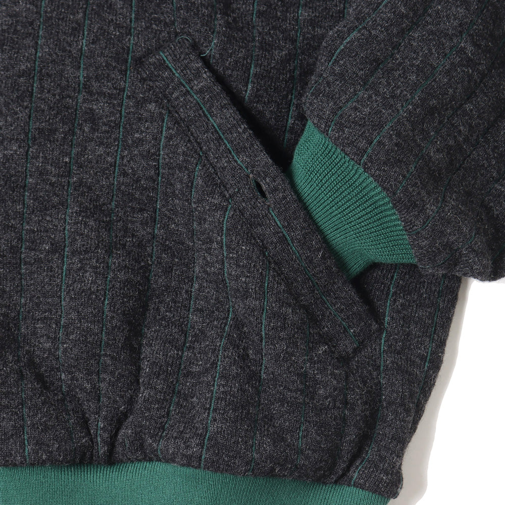 Stripe Quilt Jacquard Flight Jacket