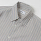 STRIPE SHIRT RECYCLE POLYESTER x WOOL