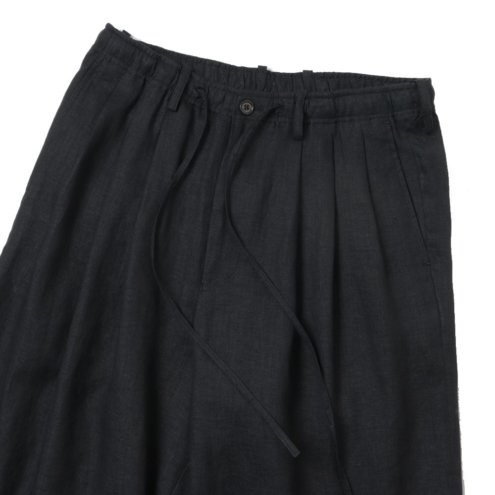 TRIPLE PLEATED EASY TROUSERS HEMP