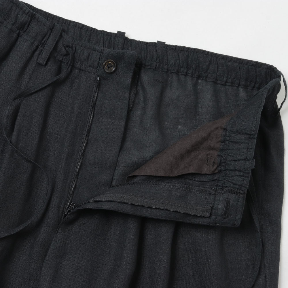 TRIPLE PLEATED EASY TROUSERS HEMP