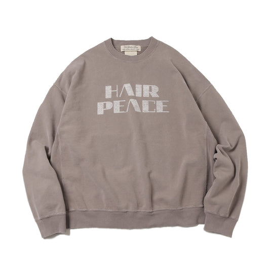 ダブルSP加工裏毛クルー(HAIR PEACE)