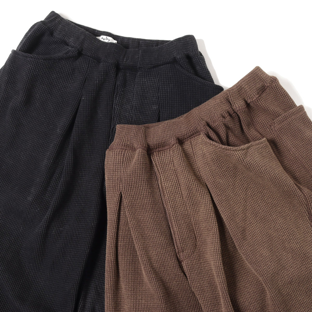 WAFFLE EASY PANTS - Pigment Stone Wash -