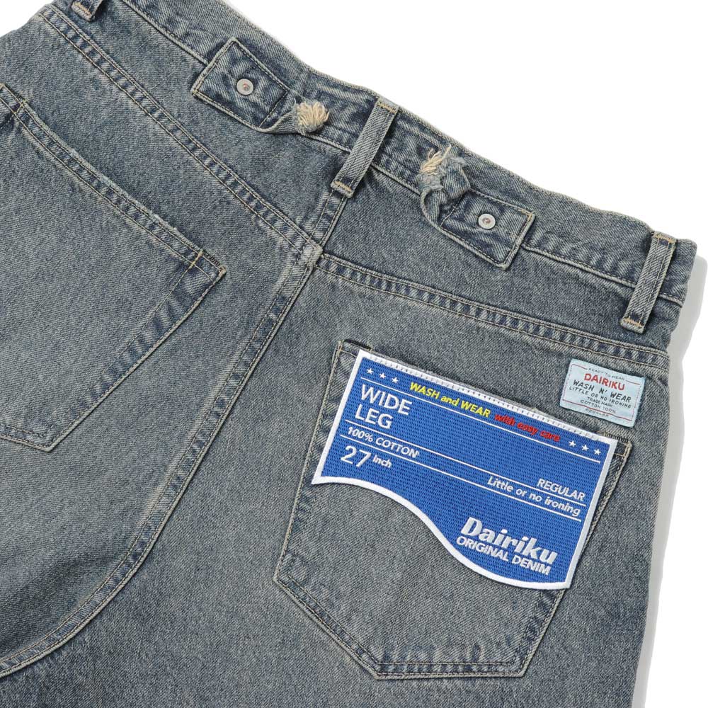 Wide Vintage Denim Pants