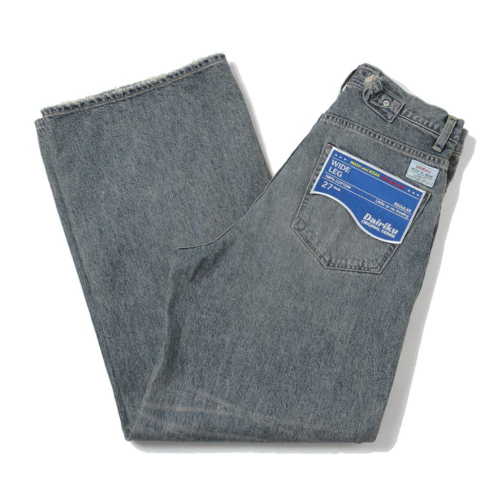 Wide Vintage Denim Pants