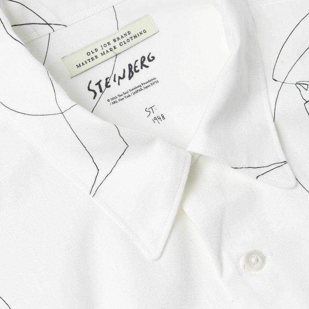 OPEN COLLAR SHIRTS (Saul Steinberg)