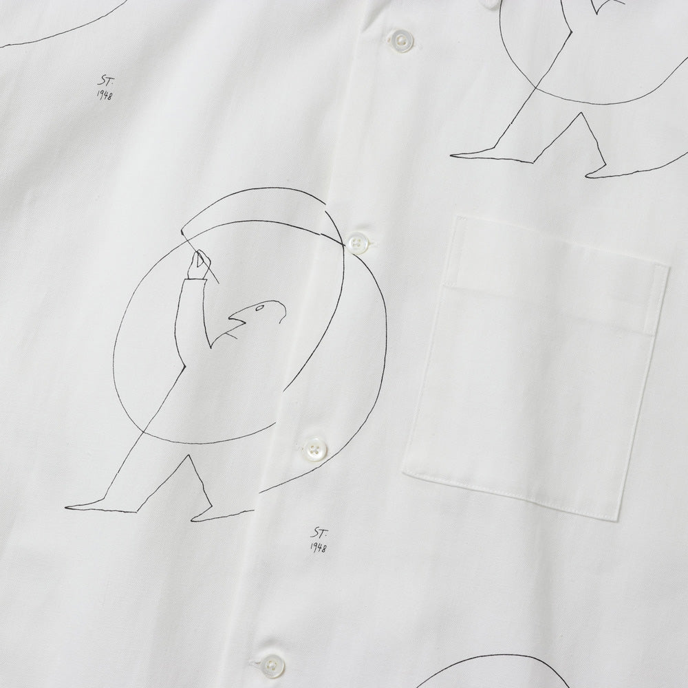 OPEN COLLAR SHIRTS (Saul Steinberg)