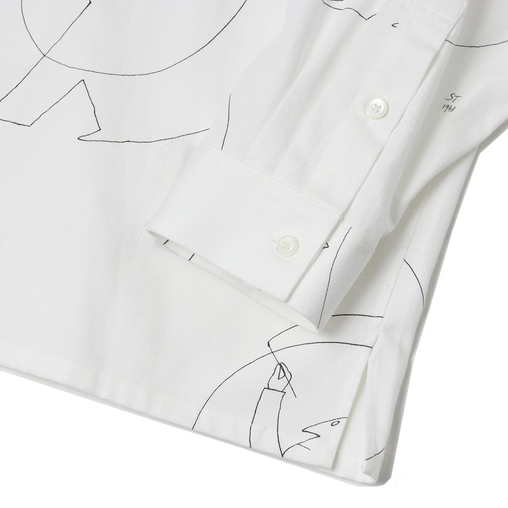 OPEN COLLAR SHIRTS (Saul Steinberg)