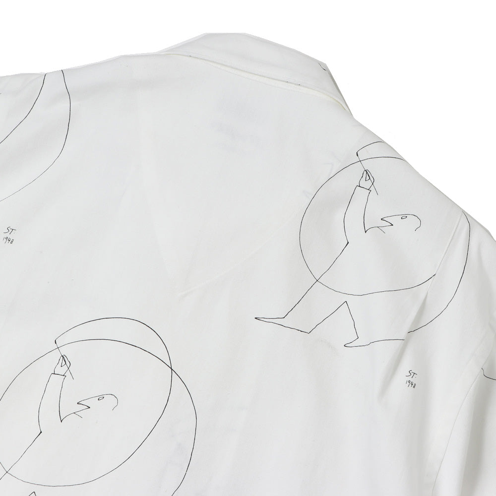 OPEN COLLAR SHIRTS (Saul Steinberg)