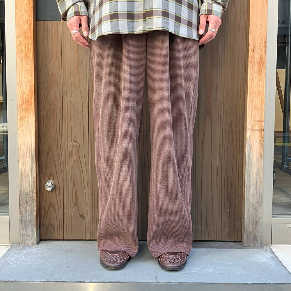 WAFFLE EASY PANTS - Pigment Stone Wash -