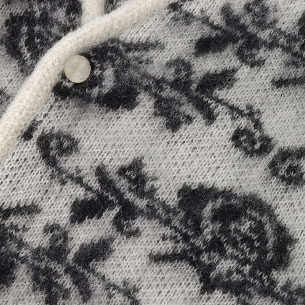 Mohair Cardigan - Rose