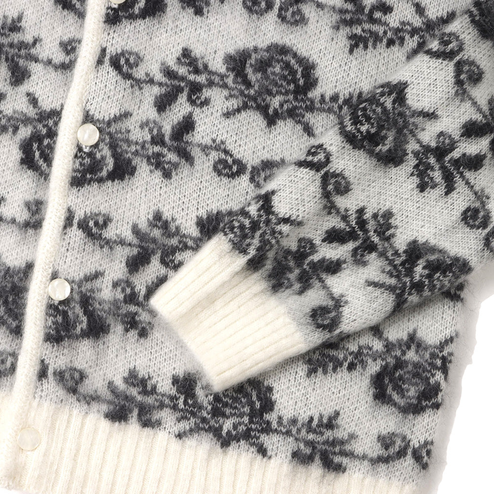 Mohair Cardigan - Rose