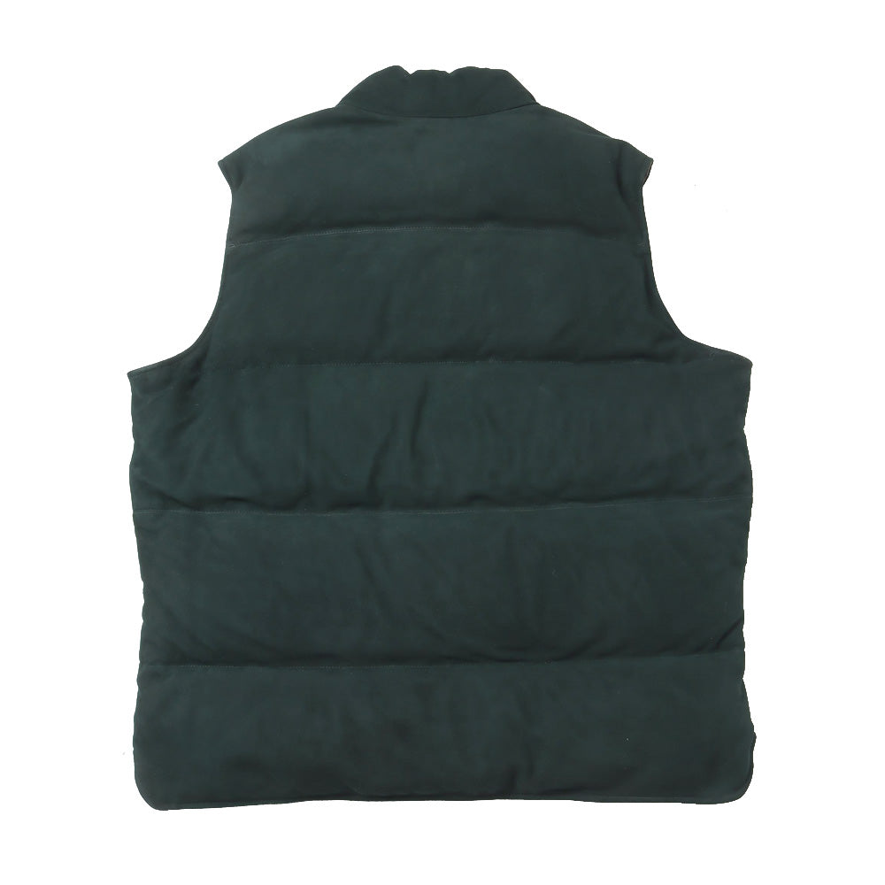 Suede Down Vest