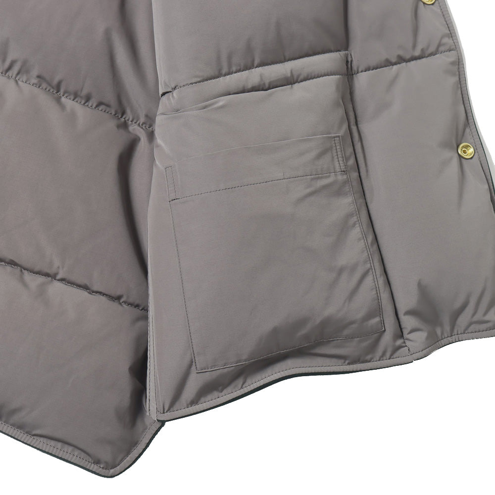 Suede Down Vest