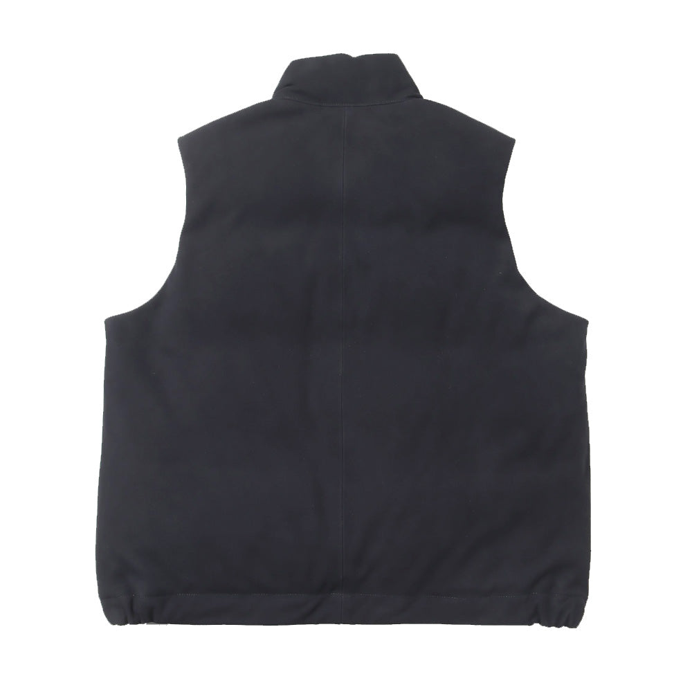 Suede Down Vest