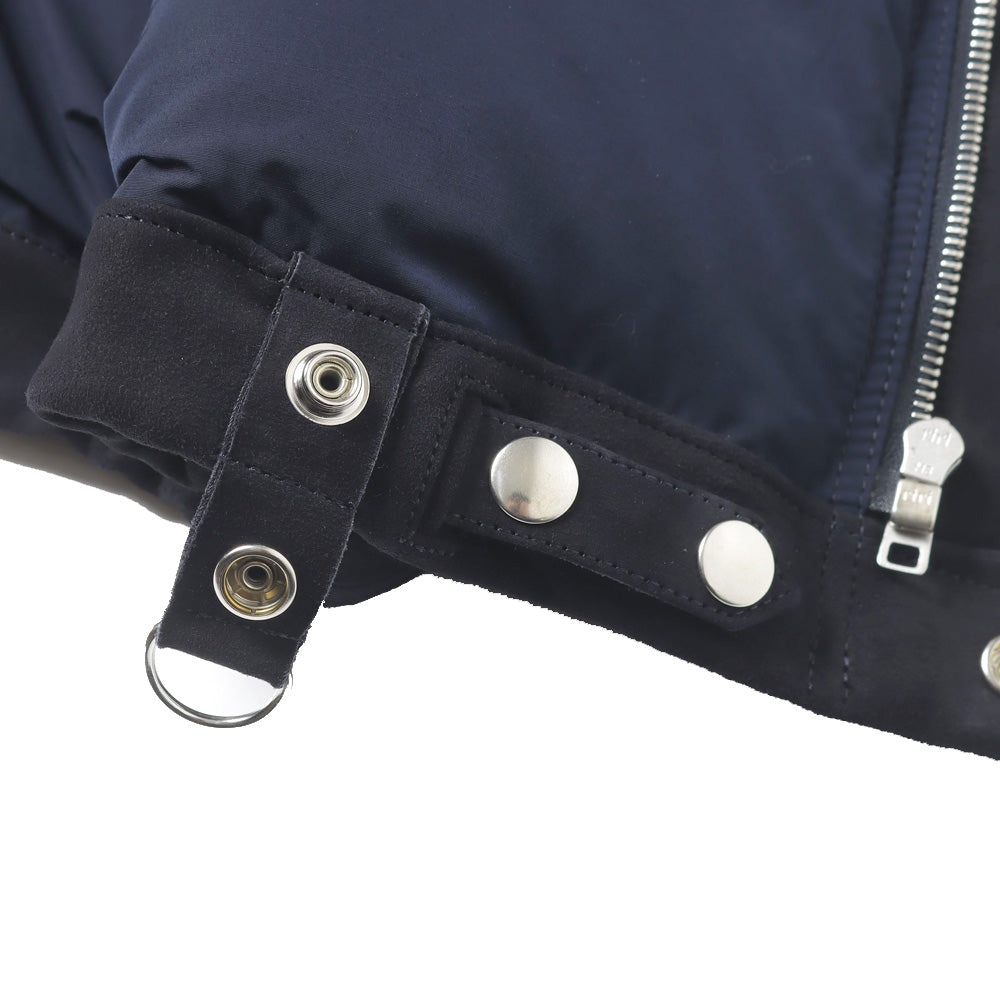 Suede Down Vest