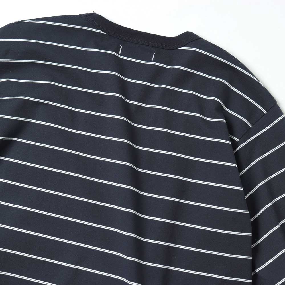 DWELLER S/S TEE BORDER COTTON JERSEY