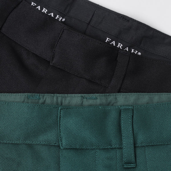 FARAH ファーラー Two Tuck Wide Tapered Pants FR M