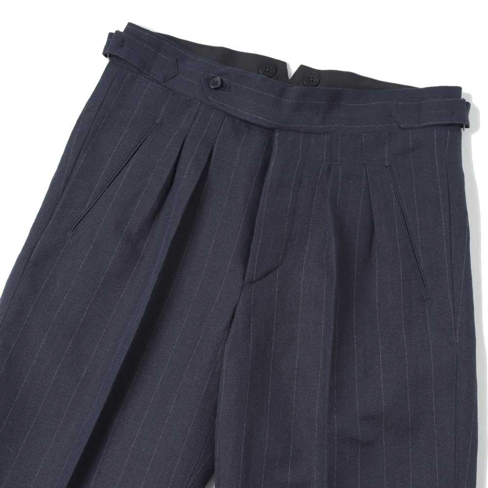DOUBLE-PLEATED SMARTY TROUSER