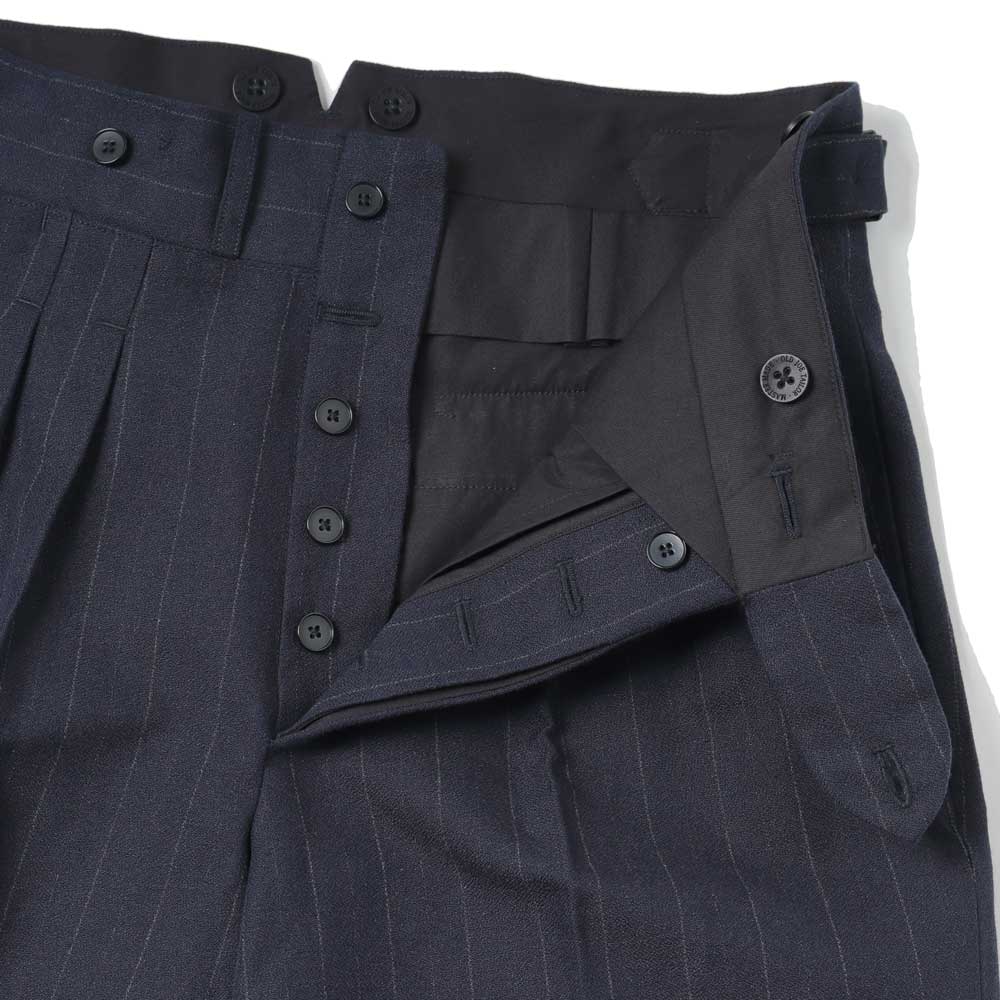 DOUBLE-PLEATED SMARTY TROUSER
